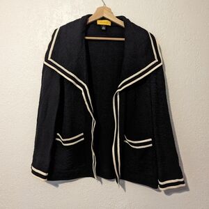 St. John open front cardigan